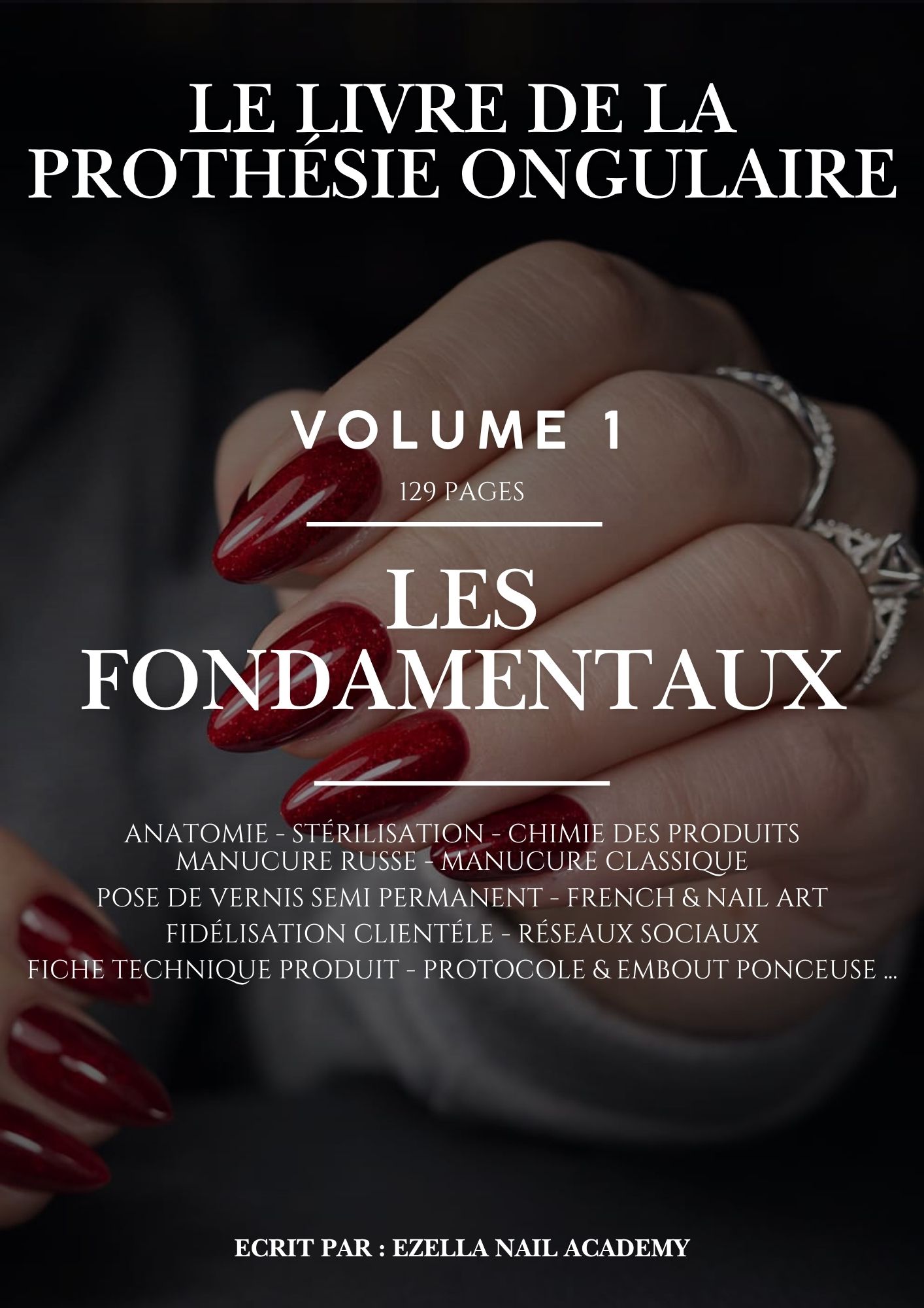 Couverture du livre "Les Fondamentaux en onglerie" par Ezella Nail Academy